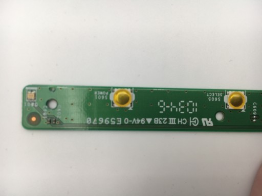 Płytka z przyciskami do monitora HP ZR22W