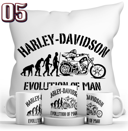НАБОР HARLEY DAVIDSON КРУЖКА + ПОДУШКА + ИМЯ
