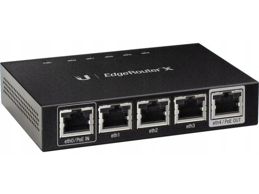 EdgeRouter X 5x1GbE Passive PoE ER-X
