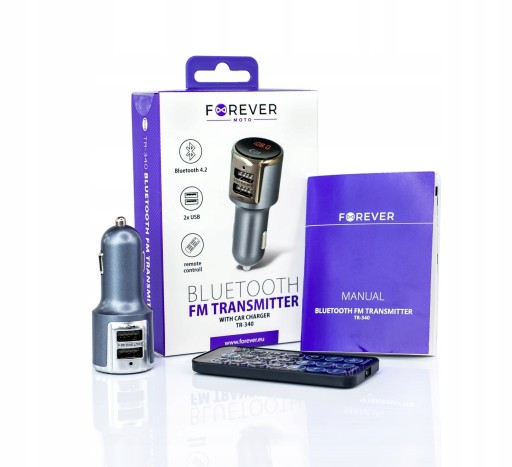 Adapter Muzyczny do Auta Transmiter Bluetooth FM