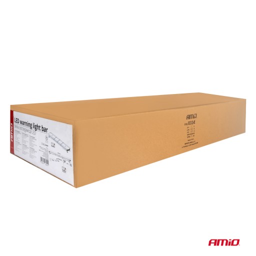 Belka ostrzegawcza LED 51 funkcji 96cm homologacja R65 R10 12-24V AMIO-0334