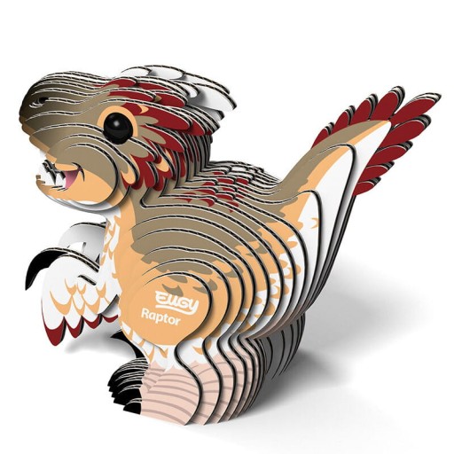 Details Alone Dinosaur Raptor ECO 3D Puzzle