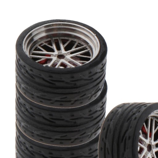 Колеса автомобиля в масштабе 1:64, детские игрушки, подарки, 4 колеса A17