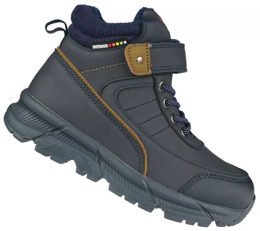 Dziecięce buty zimowe American Club CXD142/24NA granatowe 31