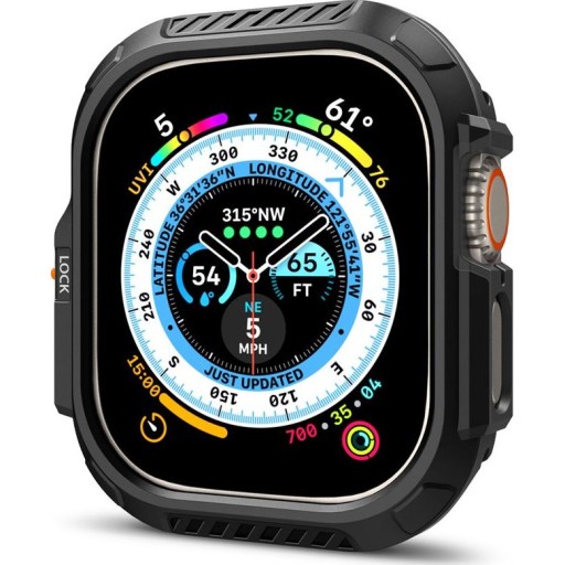 Etui do Apple Watch Ultra 2/1 49mm, Spigen Lock Fit, pancerny case, cover