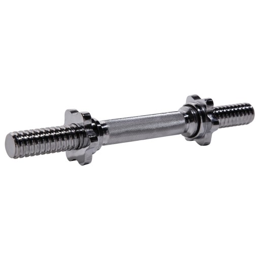 Gryf Prosty Krótki Na Hantle 35 cm + Zaciski HMS