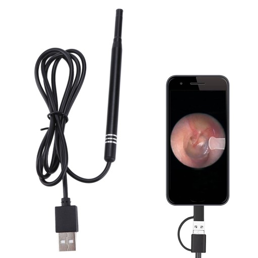 ЭНДОСКОПНАЯ КАМЕРА ДЛЯ ЧИСТКИ УШЕЙ 3 В 1 USB