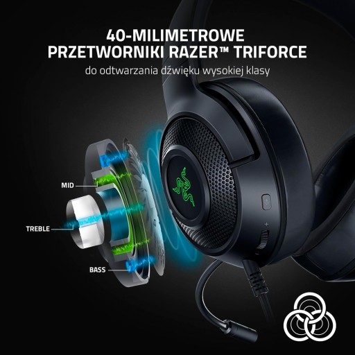 Razer Kraken V3 X USB — Проводная гарнитура