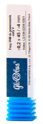 Фреза ВХМ острая V H1=10xH=40xd=4xD=0,5 /1