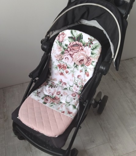 Вкладыш для коляски Rose S+подушка+защита ремней и повязка на голову
