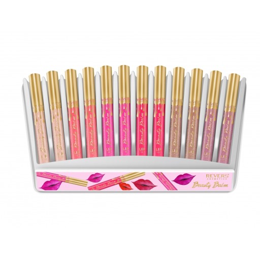Стойкий жидкий блеск для губ 1M Beauty Balm revers 8мл