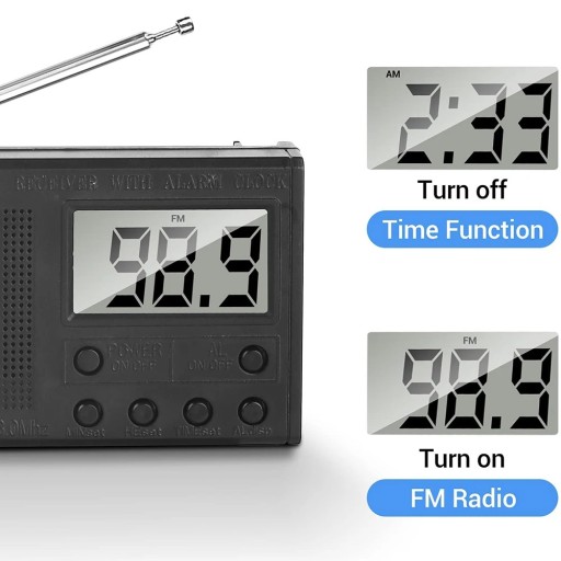 Цифровое FM-радио с ЖК-дисплеем, часами и корпусом для самостоятельной сборки.