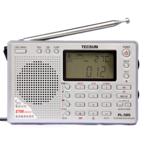 Профессиональная FM/LW/SW/MW радиостанция Tecsun PL-380 DSP
