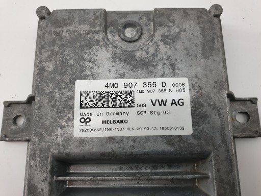 КОНТРОЛЛЕР ADBLUE МОДУЛЬ AUDI A4 B9 15-19 4M0907355D 4M0907355B 0006 H05