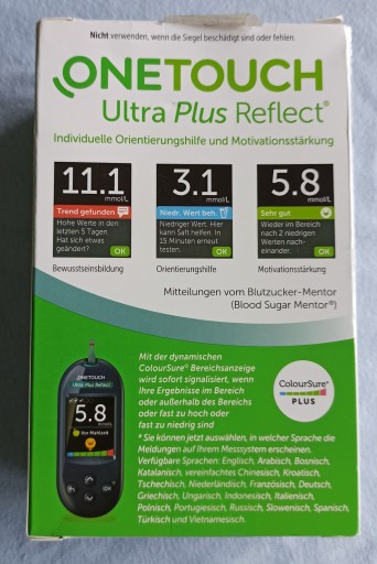 OneTouch One Touch Ultra Plus отражает.