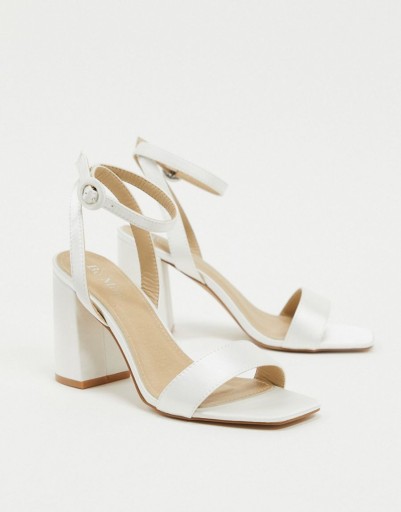 БЕЛЫЕ СВАДЕБНЫЕ САНДАЛИИ BE MINE CLASSIC 38 1ROH