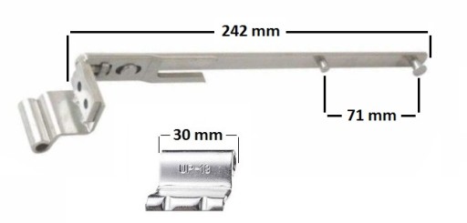 ПЕТЛЯ WINKHAUS ARM ВЕРХНЯЯ ПРАВАЯ ДЛЯ ДВЕРНЫХ ОКОН