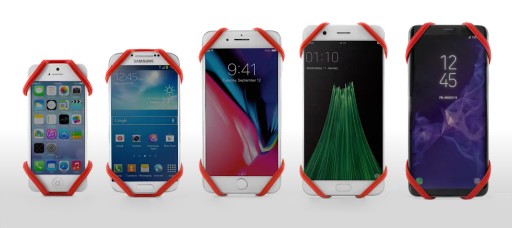 Uchwyt na telefon Bone Bike Tie 2 fluorescencyjny