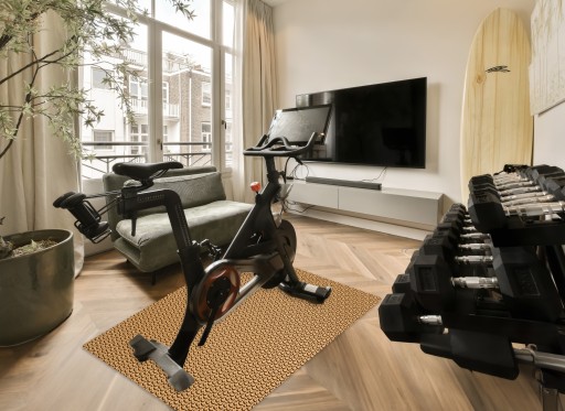 Mata ochronna pod sprzęt FITNESS BIEŻNIE ORBITREK ROWER WIOŚLARZ 135x70