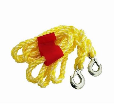 Linka Lina Holownicza 4m Pleciona z Hakami 1,5t