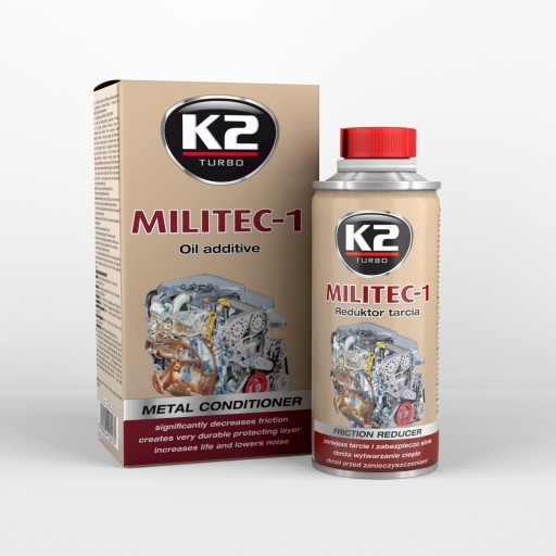 K2 MILITEC -1 ПРИСАДКА В МАСЛО, МАТЕРИАЛЬНАЯ ОТДЕЛКА