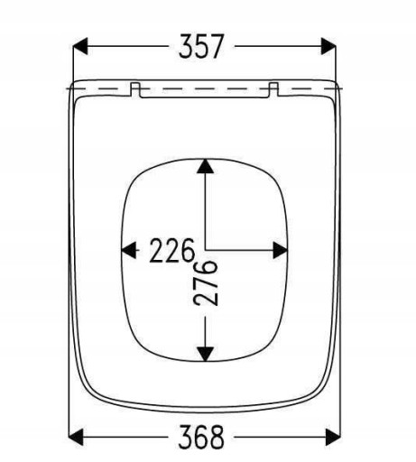 Сиденье для унитаза KOŁO NOVA PRO SQUARE M30118