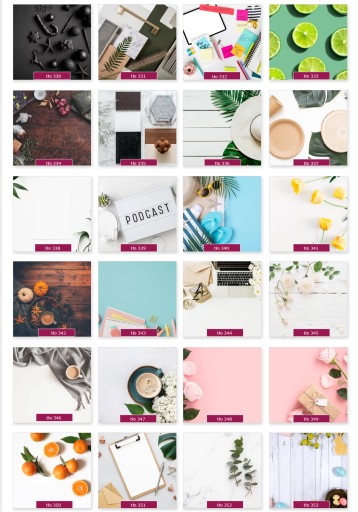 TŁA FOTOGRAFICZNE FLAT LAY 50x50 Blog Instagram