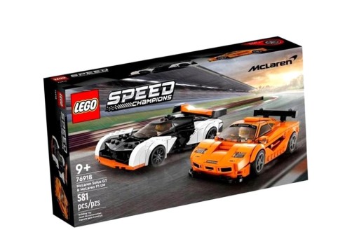 LEGO SPEED CHAMPIONS 76918 MCLAREN SOLUS GT & M...