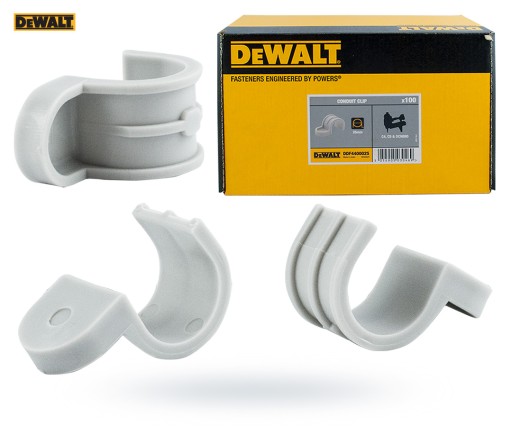 Зажим-держатель ПВХ 20мм 100 шт. для DCN890 DEWALT