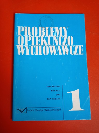 Проблемы по уходу и образованию, № 1/2002, январь 2002 г.