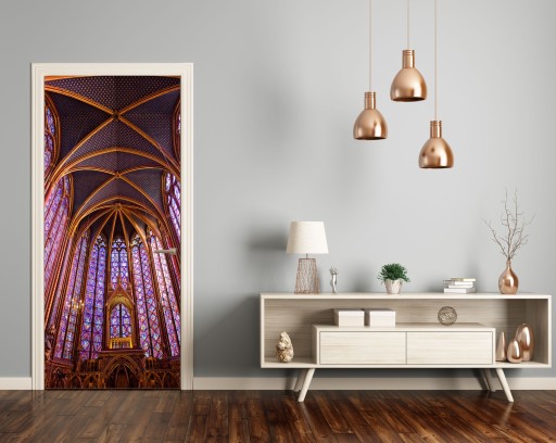 FOTOTAPETA 3D NA DRZWI SAMOPRZYLEPNA WITRAŻE