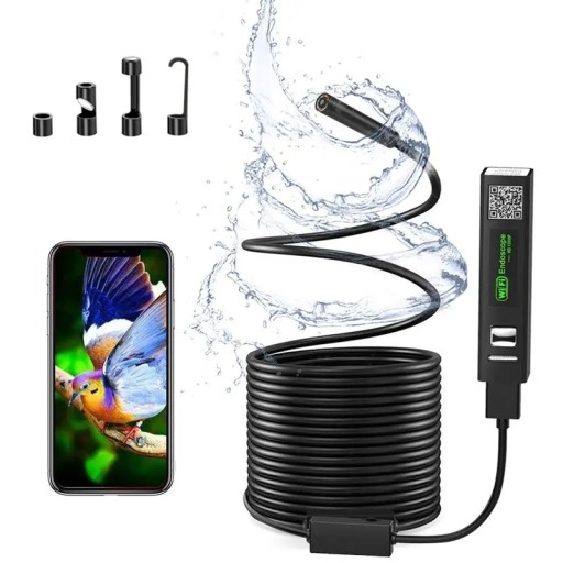 ИНСПЕКЦИОННАЯ КАМЕРА ЭНДОСКОП ANDROID 5M Wi-Fi 8MM ТЕЛЕФОН ДЛЯ МАСТЕРСКОЙ ПК