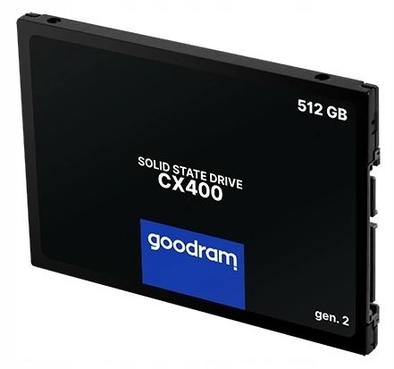 Быстрый твердотельный накопитель GoodRam CX400, 512 ГБ, 2,5 дюйма, SATA3, 512 ГБ, для ноутбука