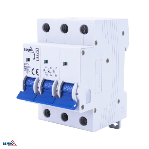 WYŁĄCZNIK NADPRĄDOWY 3F B10 10A S303 A00-S7-3P-B10 BEMKO