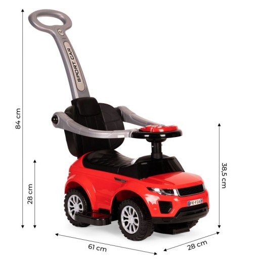 Подарок Push Ride On 3 в 1 — растёт вместе с вашим ребенком