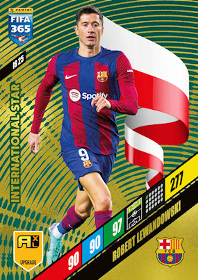 Обновленные карты Blister International Stars FIFA 365 2024 Адреналин Панини