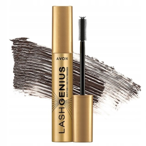 Тушь AVON Genius 5 в 1 _ Коричневый Черный