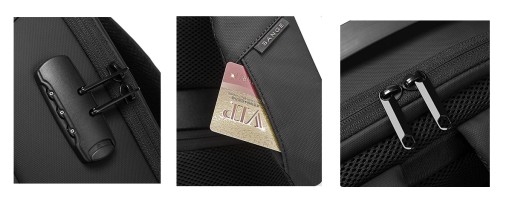 Противоугонный рюкзак для ноутбука TSA USB (I504)