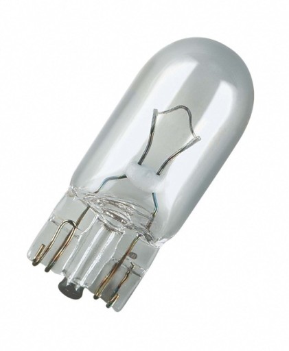 1x БЕСКОЛЕСНАЯ ЛАМПОЧКА OSRAM ORIGINAL W5W 12 В, БЕЛАЯ