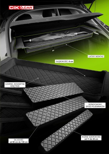 БАГАЖНИК КОНТЕЙНЕР SKODA Fabia II с 2007 г.в. -