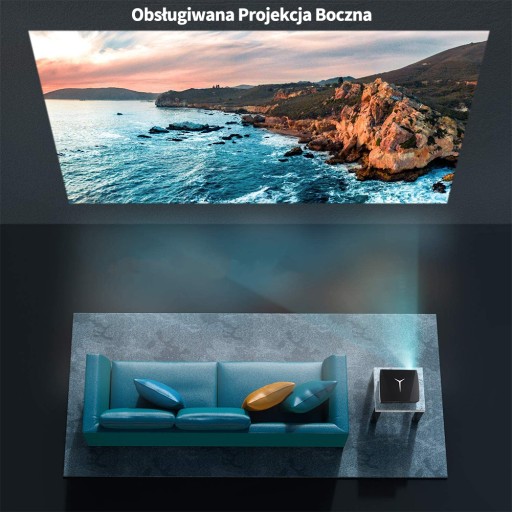 FULL HD 1080P Projektor WiFi Rzutnik Android FLZEN