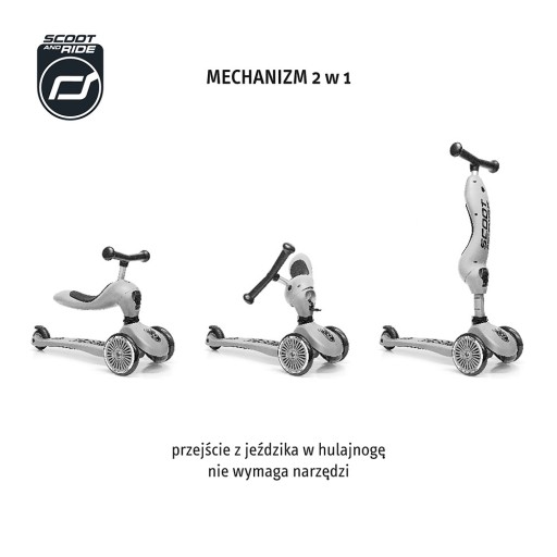 Hulajnoga Scoot & Ride Highwaykick 1 2w1 LEMON ŻÓŁTA