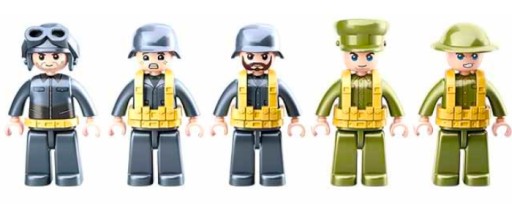Кирпичи TRUCK BATTLEFIELD Самолет Армия 8 ФИГУРКИ 552 шт. + LEGO ОРУЖИЕ