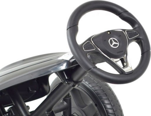 MERCEDES GO KART С МЯГКИМИ ПЕДАЛЯМИ, БЕЛОЕ СИДЕНЬЕ