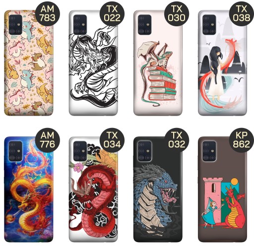 ETUI DO SAMSUNG GALAXY A51 5G WZORY SMOKI DRAGON TANIEC SMOKÓW OBUDOWA CASE