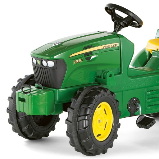 JOHN DEERE ПЕДАЛЬНЫЙ ТРАКТОР ROLLY TOYS БОЛЬШИЕ ТИХИЕ КОЛЕСА FARMTRAC