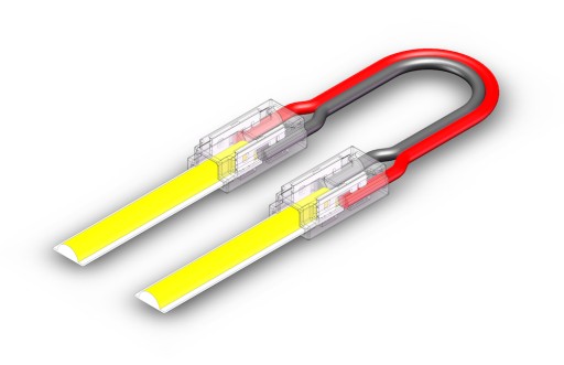 РАЗЪЕМ ДЛЯ СВЕТОДИОДНОЙ ЛЕНТЫ COB NEON MONO, УГОЛ 5 ММ