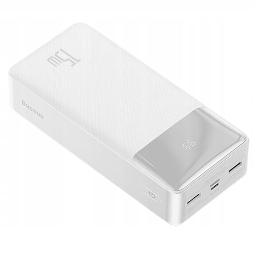 МОЩНЫЙ POWER BANK BASEUS 30000 мАч POWERBANK 15 Вт PD 3x USB USB-C TYPE-C 3A