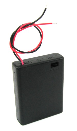 Корзина для батареек 4xAAA 4xR03 закрытая