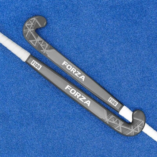 Kij hokejowy F100 FORZA, 95cm, szary + torba
